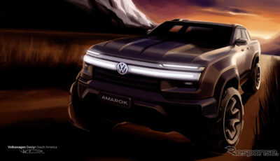 VW『アマロック』新型のティザースケッチ