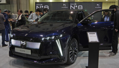 フォーミュラE 東京E-Prixに展示されたDS N°8