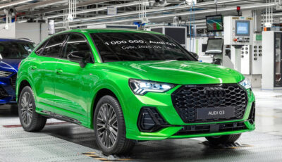 アウディ・ハンガリー工場で生産された100万台目の『Q3』