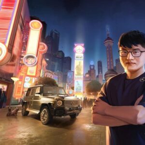 メルセデスベンツがLoLプロプレイヤー、簡志超選手の「Hall of Legends（殿堂）」入りを祝い特別な電動『Gクラス』贈呈へ