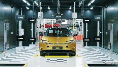 一汽トヨタは新型EV『bZ5』の生産を同社の新エネルギー工場で開始