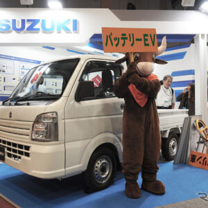 スズキ キャリイをベースとした軽トラックEV（人とくるまのテクノロジー展2025）