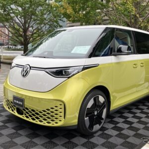 VW ID. Buzz 欧州仕様（写真は2024年、JAIAカーボンニュートラル促進イベント in 東京：行幸通り）