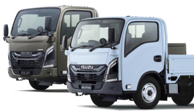 いすゞ エルフ 4WD（左）とエルフミオ 4WD（右）