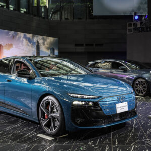 アウディが24日に日本発表した『A6 e-tron』