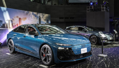 アウディが24日に日本発表した『A6 e-tron』