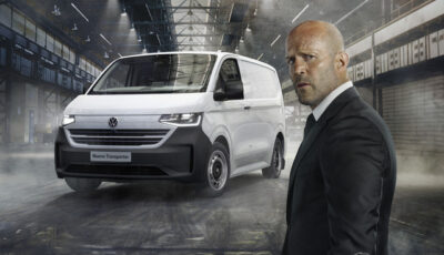 VW『トランスポーター・カーゴバン』新型とジェイソン・ステイサム