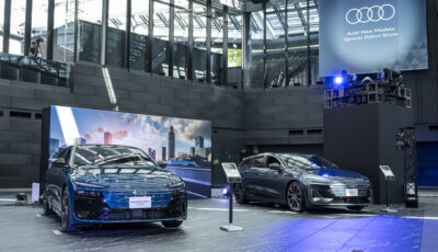 アウディが24日に日本発表した『A6 e-tron』