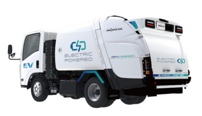 EV回転式塵芥収集車「eパックマスター」