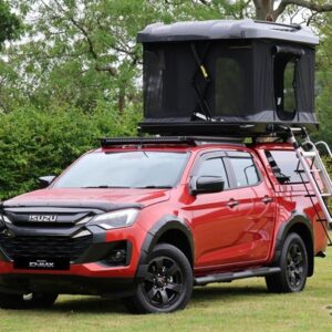 いすゞ『D-MAX』の純正アクセサリーとしてARB製の電動アルティチュード・ルーフトップテントを設定
