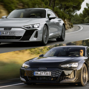 アウディ『RS e-tron GT performance exclusive edition』と『S e-tron GT』