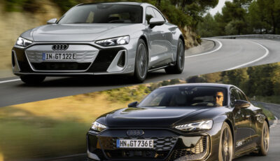 アウディ『RS e-tron GT performance exclusive edition』と『S e-tron GT』