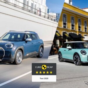MINI『クーパー』の3ドアと『エースマン』が「ユーロNCAP」で最高評価の5つ星を獲得