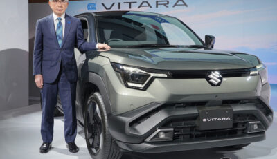 スズキ『eビターラ』と鈴木俊宏社長