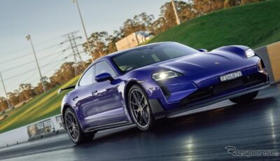 ポルシェ『タイカン ターボ GT』が0-400m加速9.083秒達成