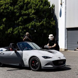 マツダ スピリットレーシング ロードスター12Rのスキャニングの様子