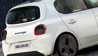 ルノー トゥインゴ EVの 予想CG