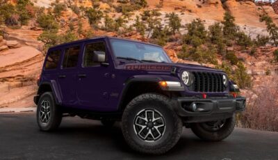 ジープ『ラングラー』に紫色「レイン」