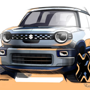 スズキ クロスビー 改良新型のデザインスケッチ