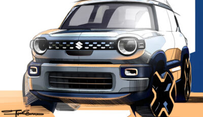 スズキ クロスビー 改良新型のデザインスケッチ