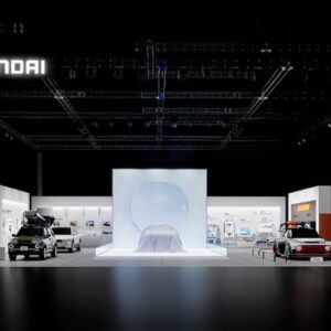 ヒョンデのジャパンモビリティショー2025ブースイメージ