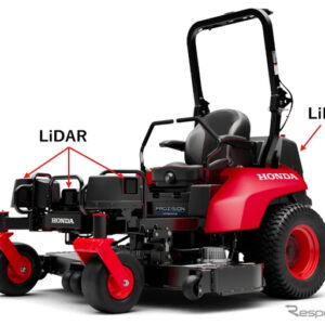 ホンダの電動自動芝刈機に小糸製作所のLiDAR採用