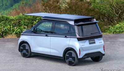 日産サクラの電動スライド式ソーラーシステム「Ao-Solar Extender（あおぞら エクステンダー）」搭載プロトタイプ