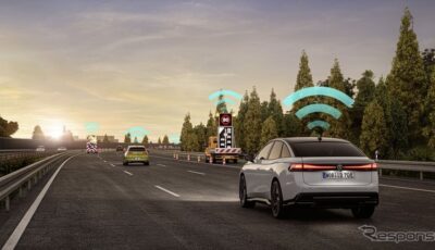 VWの「Car2X」搭載車