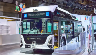 いすゞ「エルガEV自動運転バス」（ジャパンモビリティショー2025）
