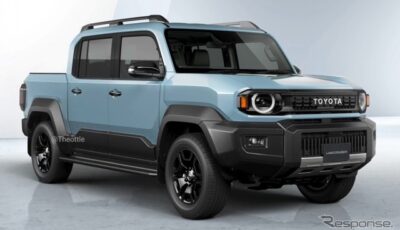 トヨタ ランドクルーザーFJ ピックアップトラックの予想CG