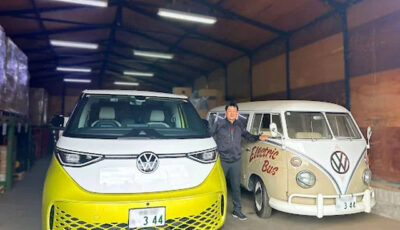 VW『ID. Buzz』の日本第1号車を導入したMIYOSHI