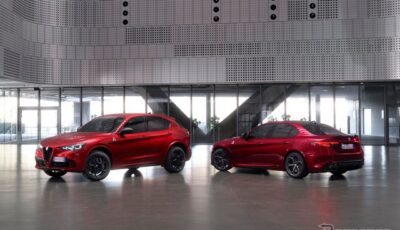 アルファロメオ『ステルヴィオ クアドリフォリオ』と『ジュリア クアドリフォリオ』のコレツィオーネ