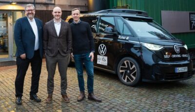 VW『ID.Buzz』ベースの自動運転車