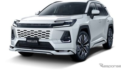 新型トヨタRAV4のZグレード向けモデリスタパーツ装着車