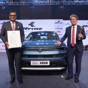 スズキ・ビクトリスがインドの「Indian Car of the Year(ICOTY)2026」を受賞