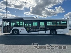 いすゞ『エルガ』ベースの自動運転車