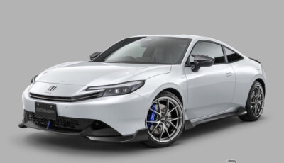 「Gliding Sports Coupe」をコンセプトとして開発した無限パーツ装着車「MUGEN PRELUDE」