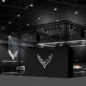 東京オートサロン2026：シボレー・コルベット・ブース（イメージ）