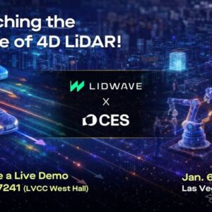 世界初の4D LiDAR統合チップ「オデム」をLidwaveがCES 2026で初公開へ