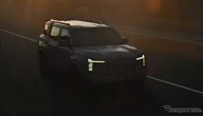 三菱自動車の新型SUVのプロトタイプ