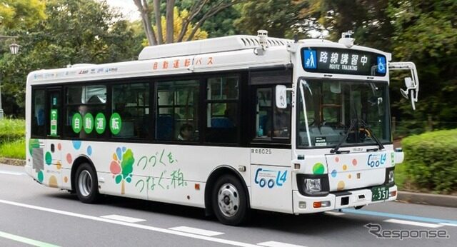 東武バスセントラルが運行する自動運転バス
