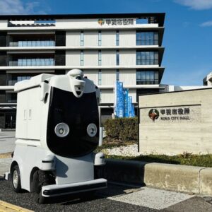 滋賀県甲賀市で自動配送ロボットによる弁当配送の実証実験