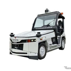 豊田自動織機の自動運転トーイングトラクター(3ATE25)