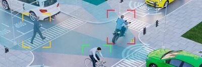 V2X衝突予防技術のイメージ