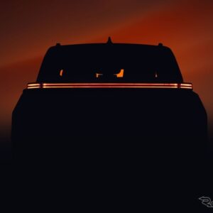 米トヨタの新型車のティザー