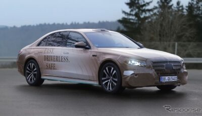 メルセデスベンツが改良新型『Sクラス』をベースとしたロボタクシーの開発を加速