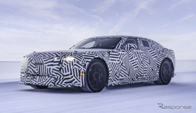 ジャガーのフル電動の4ドアGTのプロトタイプ