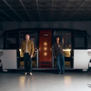 UEスタジオの自動運転電動シャトル「SUE(Self-driving Urban E-Shuttle)」