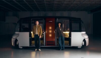UEスタジオの自動運転電動シャトル「SUE(Self-driving Urban E-Shuttle)」