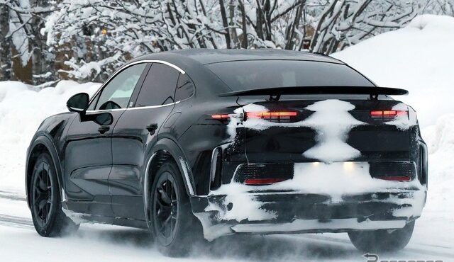 ポルシェ・カイエン・クーペ・ターボGTエレクトリックのプロトタイプ